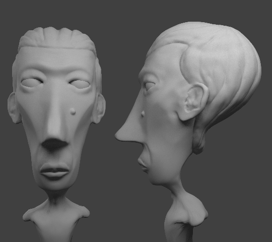 Sculpted Bust